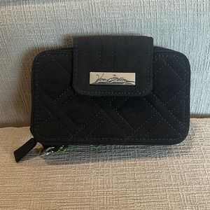 Vera Bradley black smartphone wristlet BNWT!